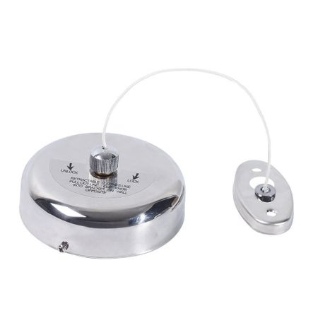 Uscator retractabil tip Sfoara de perete Round Inox 2.8m [1]