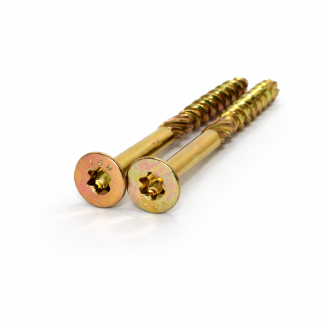 Suruburi si fixari - Surub pentru lemn cap inecat TX zincat