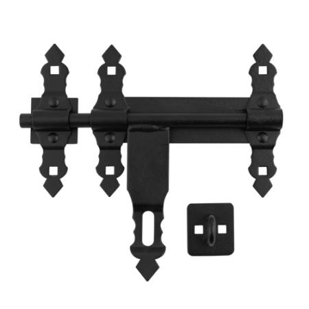 Feronerie - Zavor pentru poarta aplicat negru