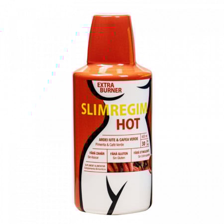 SLABIT SI DETOXIFIERE - Arzător grăsime, Slimregim Hot, 600 ml