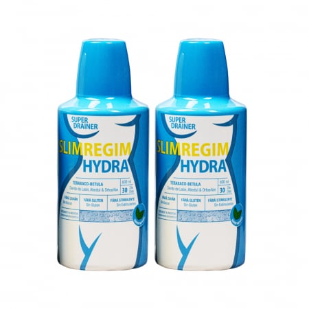 SLABIT SI DETOXIFIERE - Pachet 2 bucati Slimregim Hydra, 600 ml : Slabit si detoxifiere, controlul greutatii, betula si teraxaco