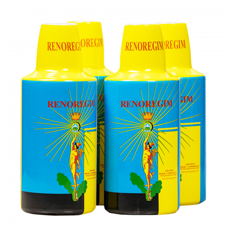 PIETRE LA RINICHI - Pachet reducere, nisip si pietre la rinichi si bila - 4 flacoane 600ml - pentru 2 luni