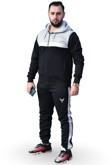 Trening barbati Mbrands , vatuit cu gluga  marimi mari [1]