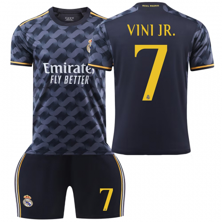Echipament sportiv copii Real Madrid Vini Jr negru [0]
