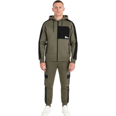 Trening barbati Just Emporio cu gluga si fermoar