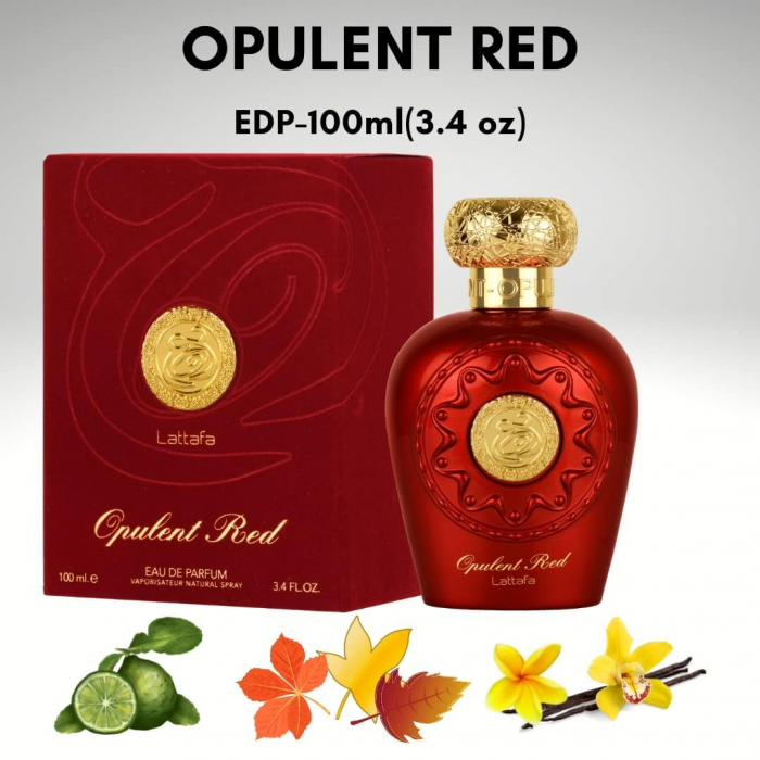Apa de parfum Lattafa,Opulent Red,Dama,100 ml [2]