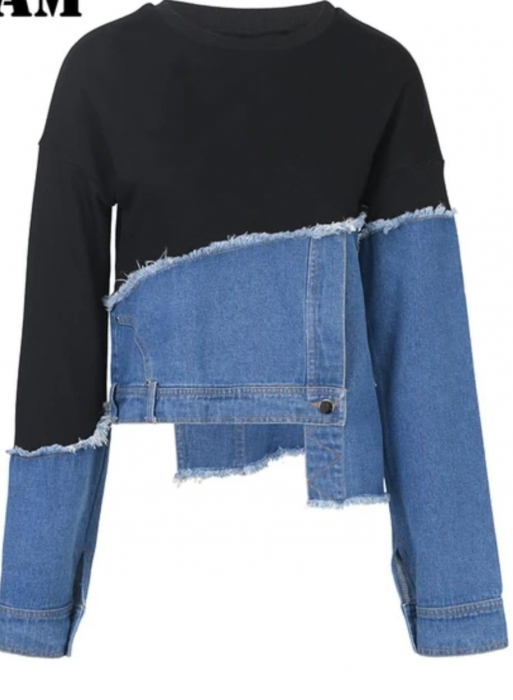 Bluza din bumbac si blugi [2]