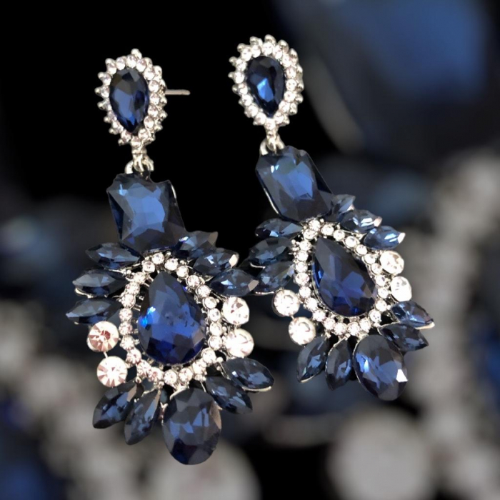 Cercei Blue Crystals [2]
