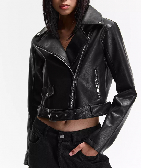 Geaca moto, imitarie piele [2]
