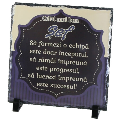 Placa ardezie „Celui mai bun Sef…” [1]