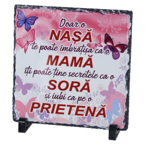Placa ardezie „Doar o Nasa…” [1]