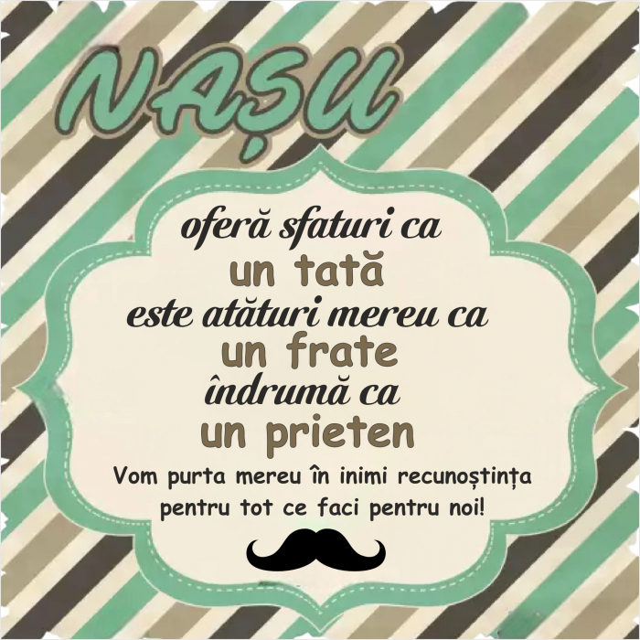 Placa ardezie „Pentru cel mai bun Nas!” [2]