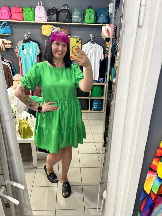 Rochie de zi,Green [2]