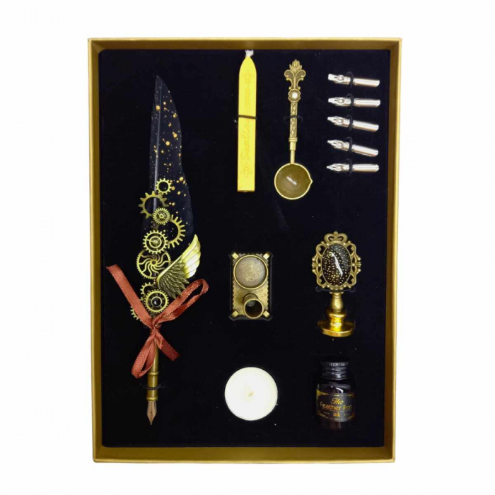 *Set stilou Vintage negru [2]