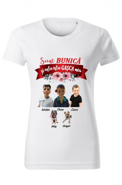 Tricou din bumbac personalizat  SuntBunica [1]