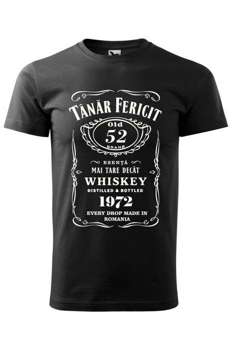 Tricou din bumbac personalizat ”Tânăr fericit la......” [1]