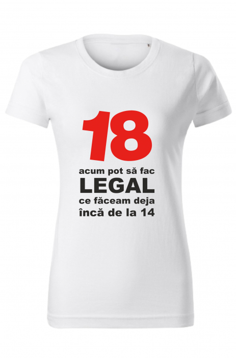 Tricou din bumbac personalizat  ”18 ani” [1]