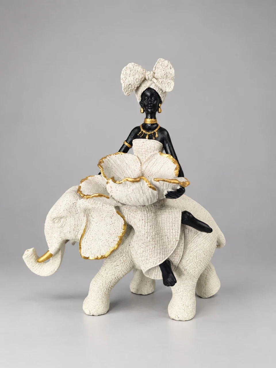 Statuetă Africană Decorativă cu Suport [0]
