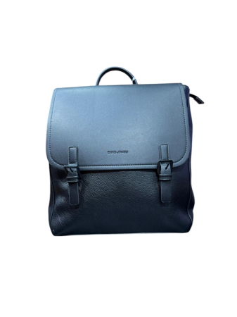 Genți/ Portofele - Rucsac de damă negru, tip servietă, David Jones