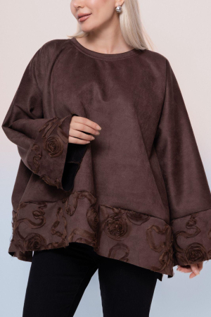 Bluze - Bluza  Lux Luna Chocolate