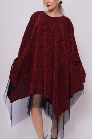 Rochii / Fuste - Rochie din Lurex cu reflexii argintii