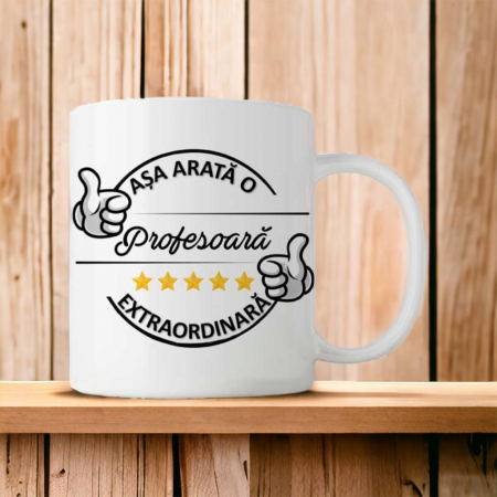 Produse Personalizate - Cana Profesoara extraordinara
