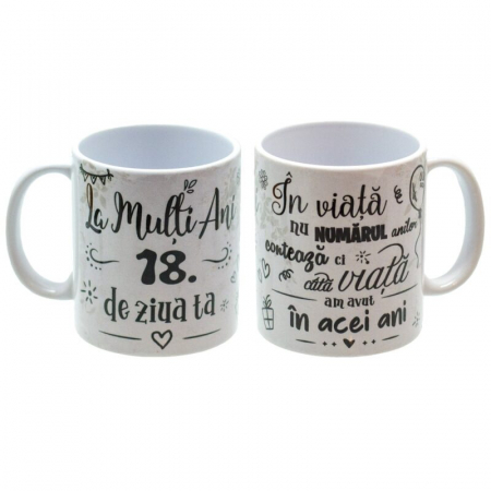 Produse Personalizate - Cana personalizata cu cifre