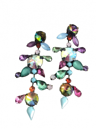 Cercei Lucy Cristale Multicolor [2]