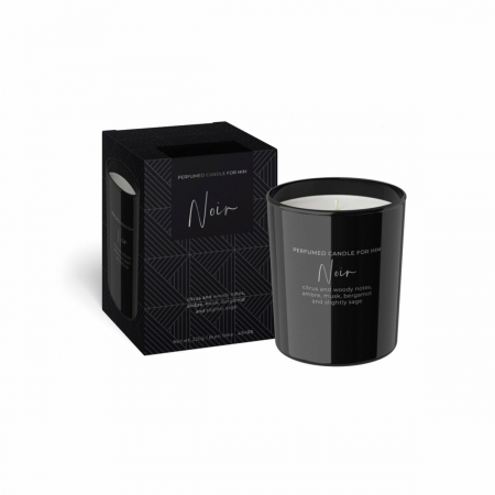 Fragrances - *Lumanare parfumata in pahar de sticla, Bartek Candles, Noir For Him – LUM 220