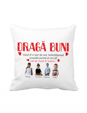 Perne Personalizate - Pernă Personalizată Bunica