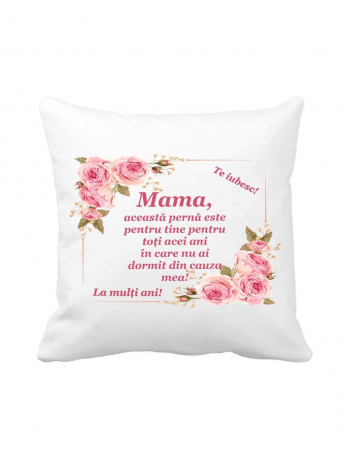 Perne Personalizate - Pernă Personalizată ,,Mama''