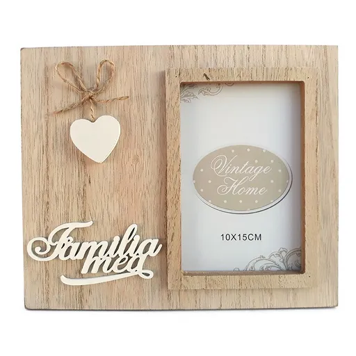 Rame foto - *Rama foto din lemn Dim. poza 10×15 CM, Familia mea