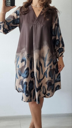 Rochii / Fuste - Rochie animal print degrade