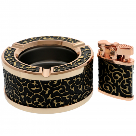 *Set cadou 2 piese pentru barbati – Scrumiera/Bricheta, Elegant [1]