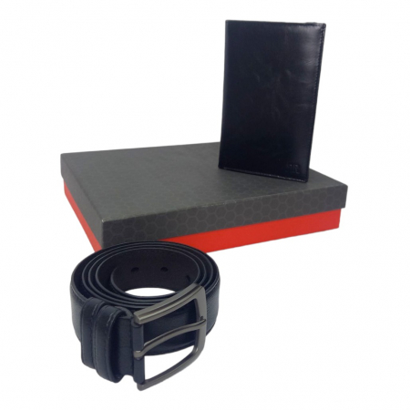 Set cadou pentru barbati, curea si portofel [0]