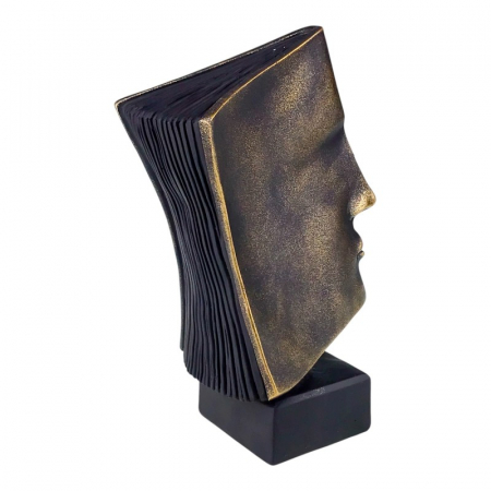 Figurine & Statuete - Statuetă decorativă „Chip–Carte”
