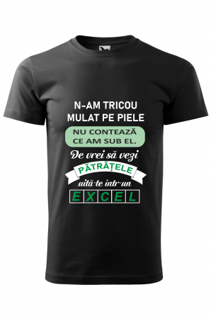 Cadouri pentru EL - Tricou din bumbac personalizat ”pătrățele”