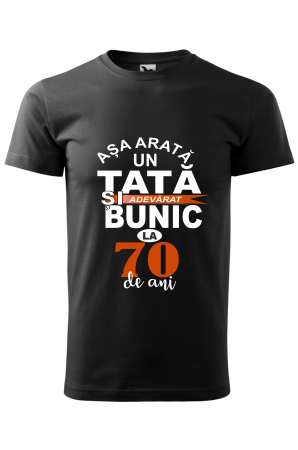 Tricou Bărbați - Tricou din bumbac personalizat ”tată și Bunic”