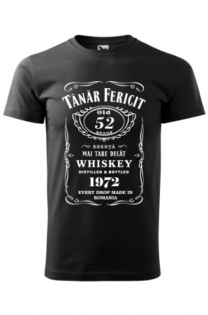 Tricou Bărbați - Tricou din bumbac personalizat ”Tânăr fericit la......”