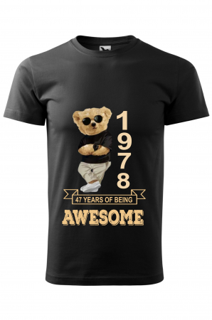 Tricou Bărbați - Tricou din bumbac personalizat ”AWESOME”