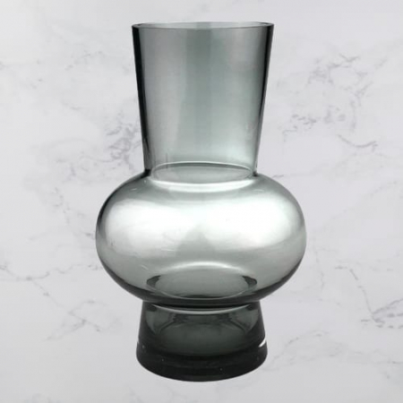 Vaze decor - Vaza din sticla fumurie