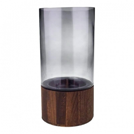 Vaze decor - Vaza pe suport lemn ,30 cm
