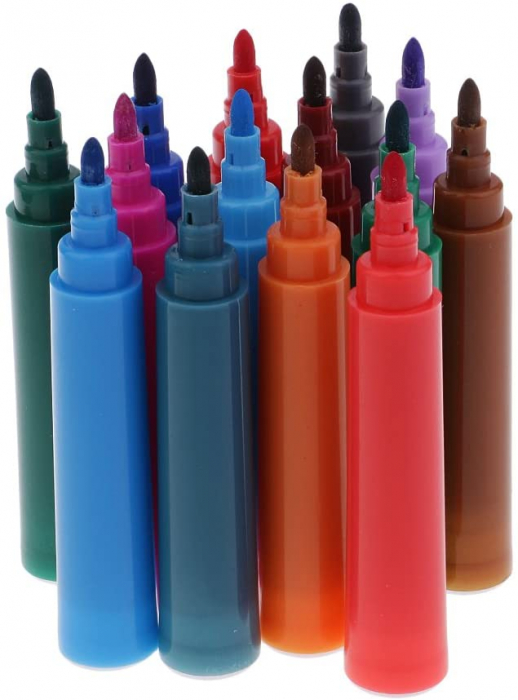 Set creativ de papetarie pentru copii / adulti, instrumente de colorat, pentru pictura, desen, accesorii 150 de piese, 3 ani+ [3]