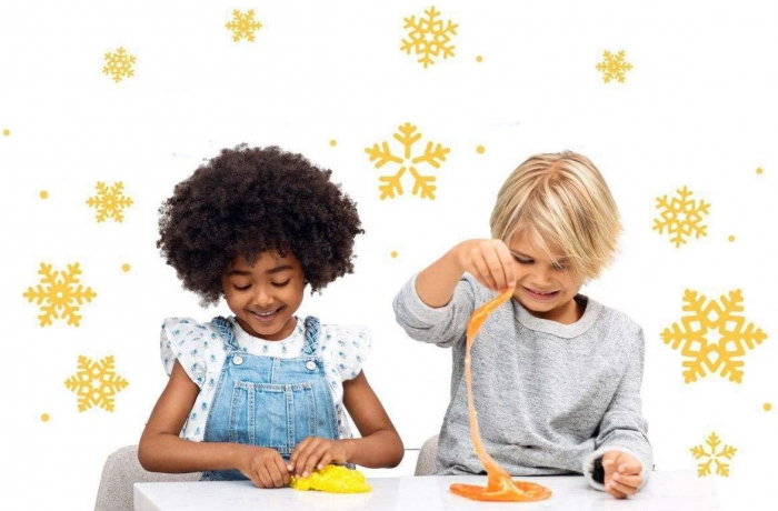 Kit Giftry creatie slime, spuma colorata, margele, pulbere fosforescenta, joc distractiv, interactiv Cadou copii 5-12 ani [2]