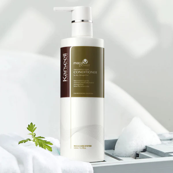 Balsam Premium Karseell cu Ulei de Argan si Extracte Botanice, cu esenta de maca, ideal pentru par uscat si deteriorat, hidratare intensa, reparare profunda, ingrijire avansata, 500ml [1]