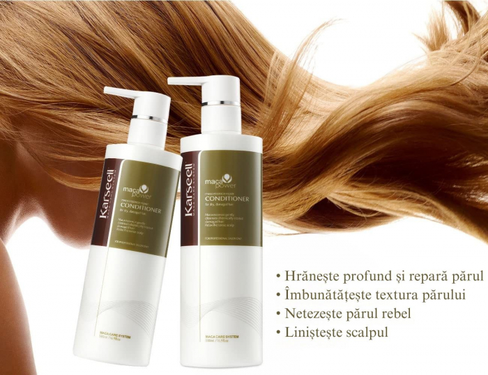 Balsam Premium Karseell cu Ulei de Argan si Extracte Botanice, cu esenta de maca, ideal pentru par uscat si deteriorat, hidratare intensa, reparare profunda, ingrijire avansata, 500ml [8]