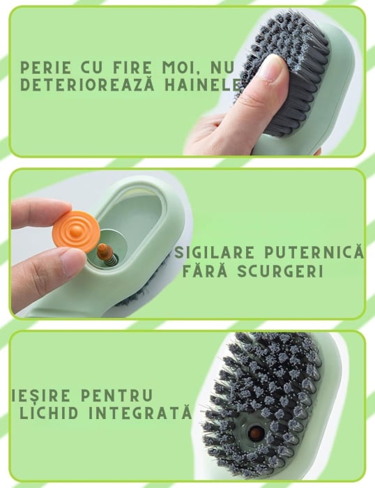 Set Giftry® 2 Saci de Spălare Pantofi și Perie cu Dispenser – Solutie Premium pentru Curatarea Eficientă a Incaltamintei, galben [7]