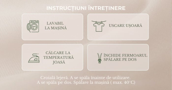 Giftry® Sac de dormit pentru bebelusi, 0-6 luni, 100% bumbac, 1.0 TOG, fara maneci, fermoar dublu, confort termic, model safari, verde [8]