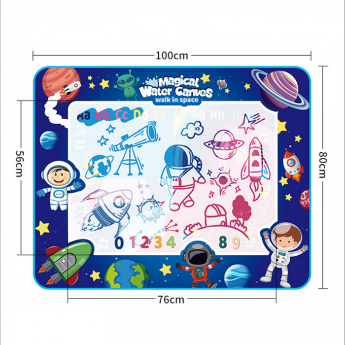 Set jucarie educativa, interactiva, joc covorasul Magic Aquadoodle fosforescent, coloreaza cu apa, cadou fete si baieti, + 3 ani [4]