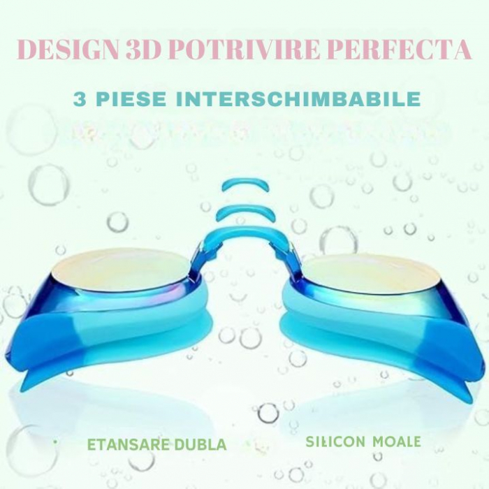 Ochelari de Inot Profesionali Copii Giftry® – Anti-UV, Anti-Aburire, Reglabili, Claritate, Protectie Avansata, Albastru, pentru Baieti, Suport Practic in Forma de Masinuta, Perfecti pentru Piscina [4]